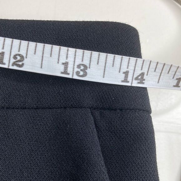 NWT SOFIA 2 Pleated Stretchy Twill Dressy Black Belted Preppy Pants - Picture 6 of 11